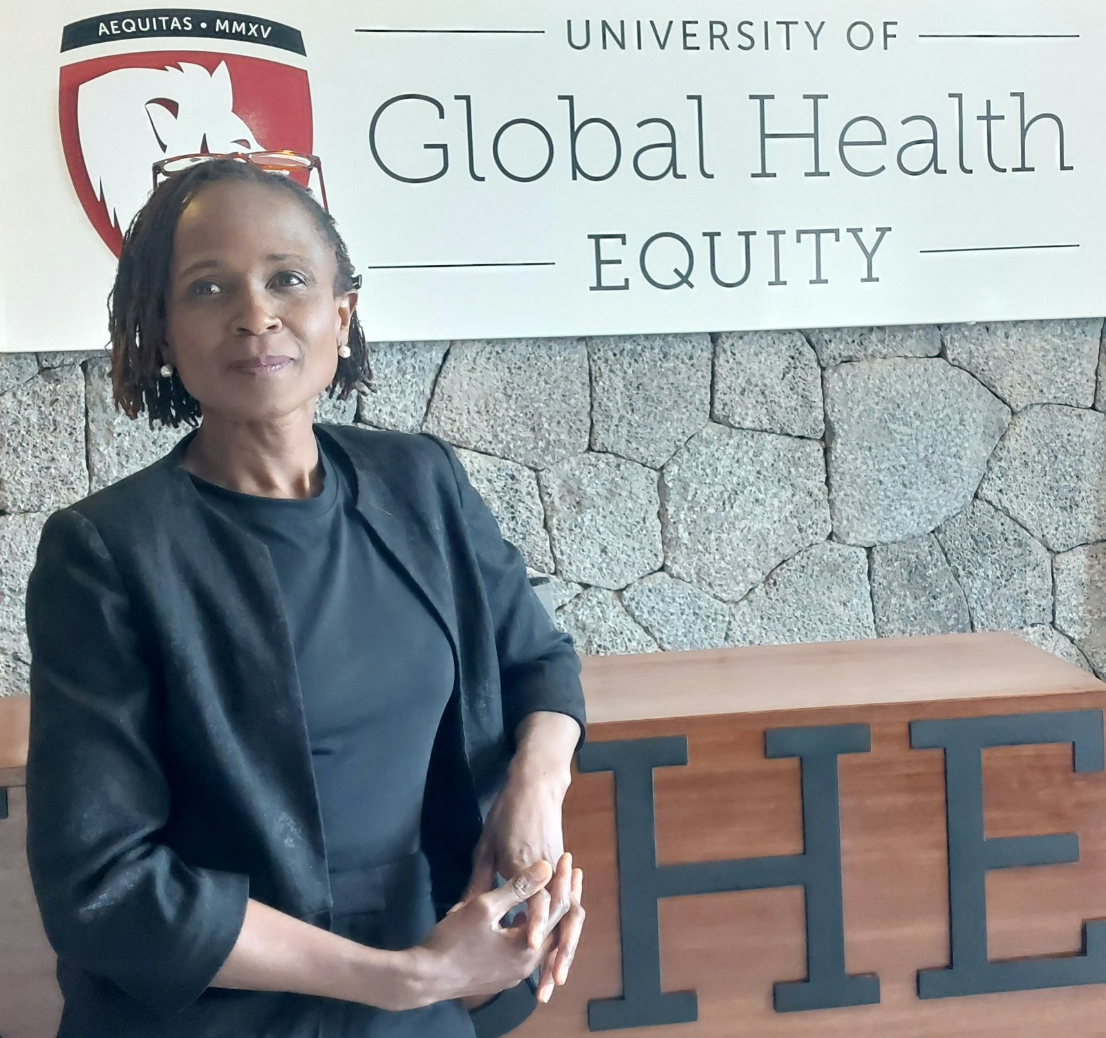 Dr Eva Coates at the University of Global Health Equity, Rwanda
